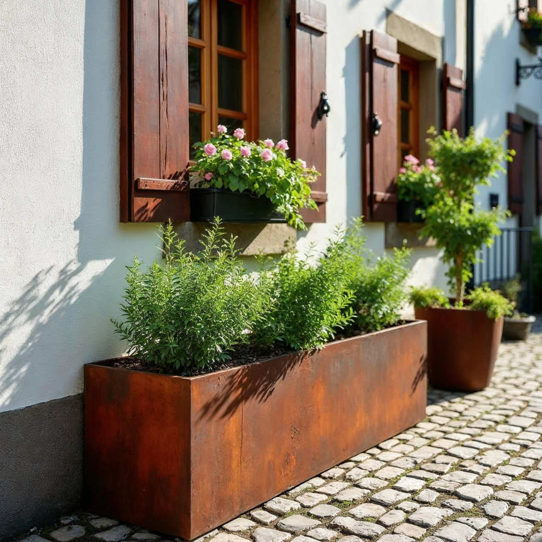 Van modern tot mediterraan: zo combineer je cortenstaal in elke tuinstijl