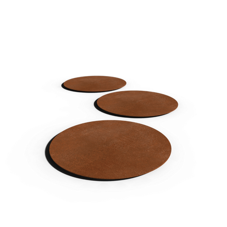 Staptegels rond