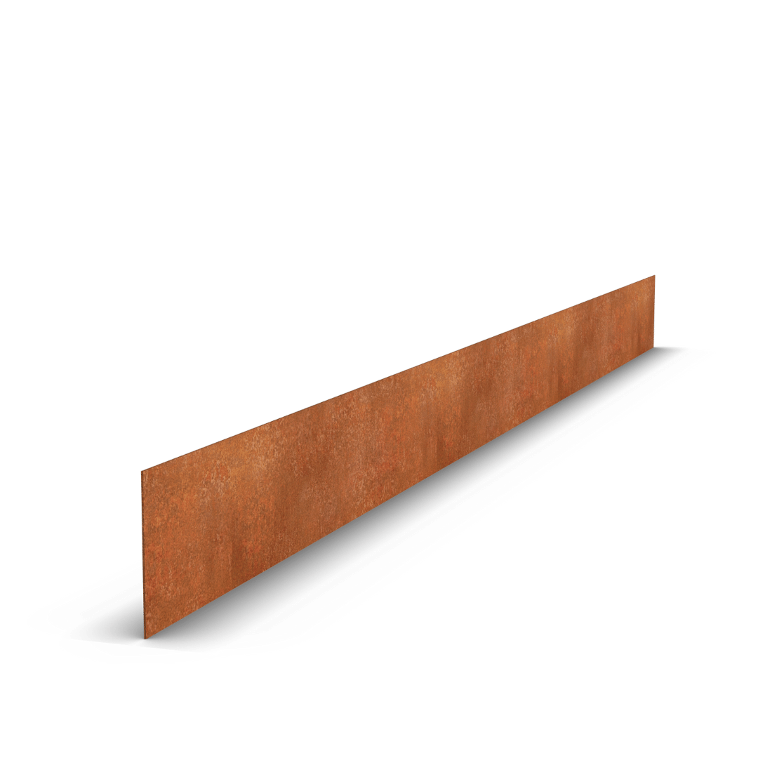 Cortenová ocel Zahradní obruba Válcovaný FLEX | 230 x 0,5 x 23