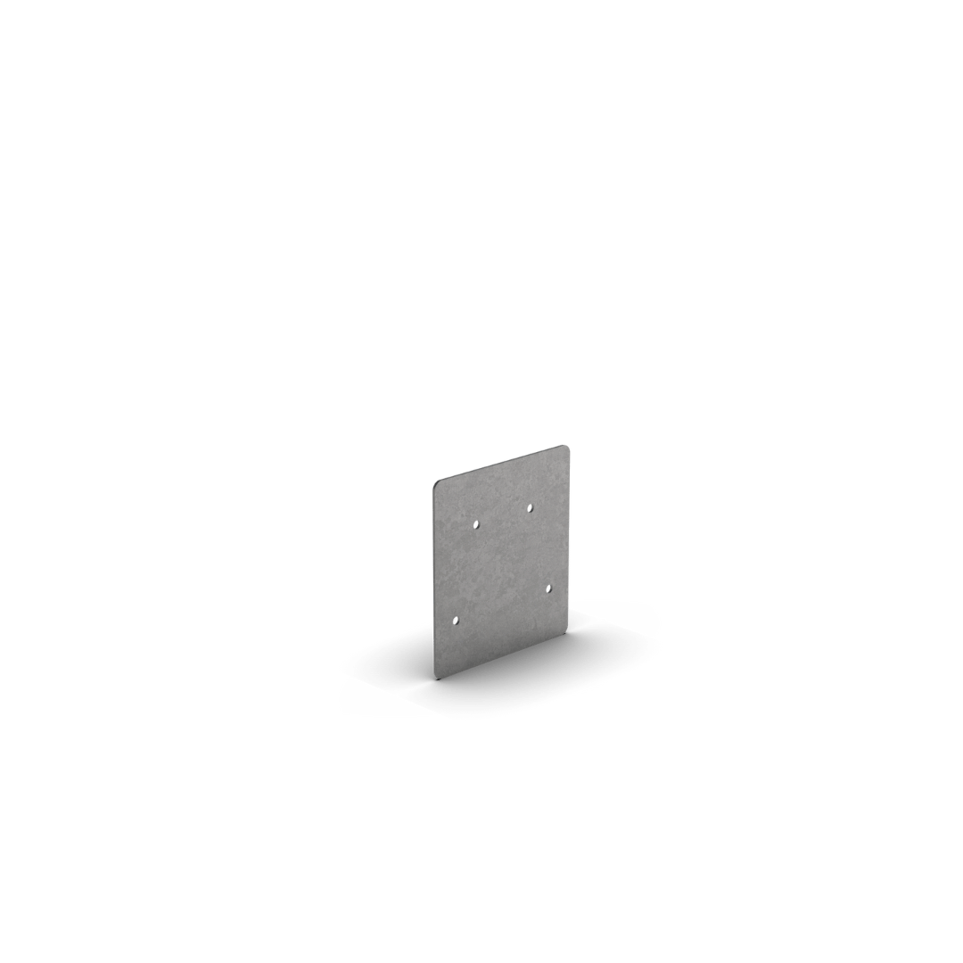 Zink-Rand-Kupplungsplatte gerade | 10 x 0,15 x 11