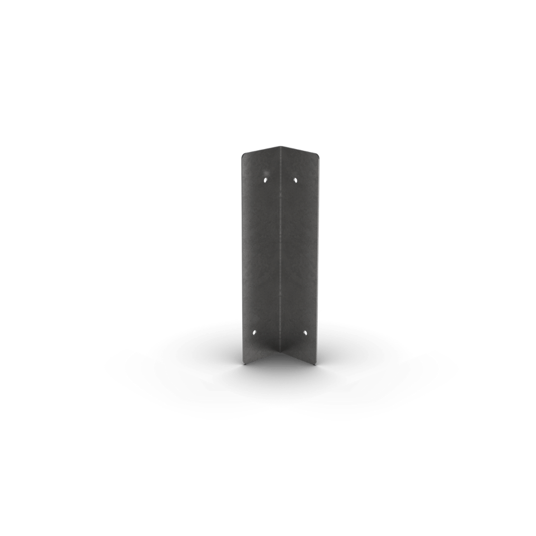 Zinc Border Edge Coupling Plate 90 degrees | 10 x 0.15 x 21