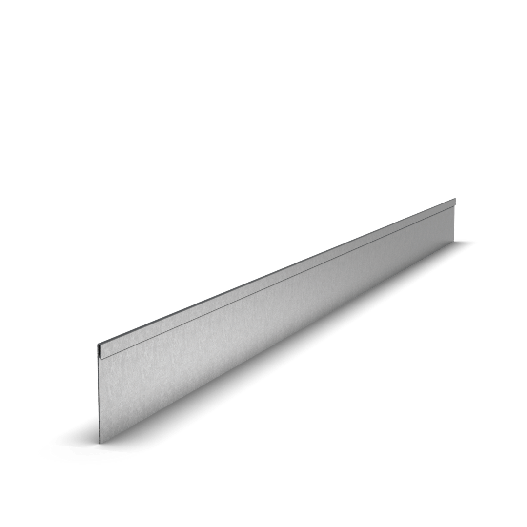 Zink-Randleiste abgeflacht | 230 x 1 x 13