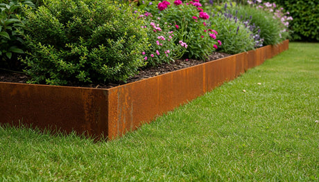 The rusting process of corten steel