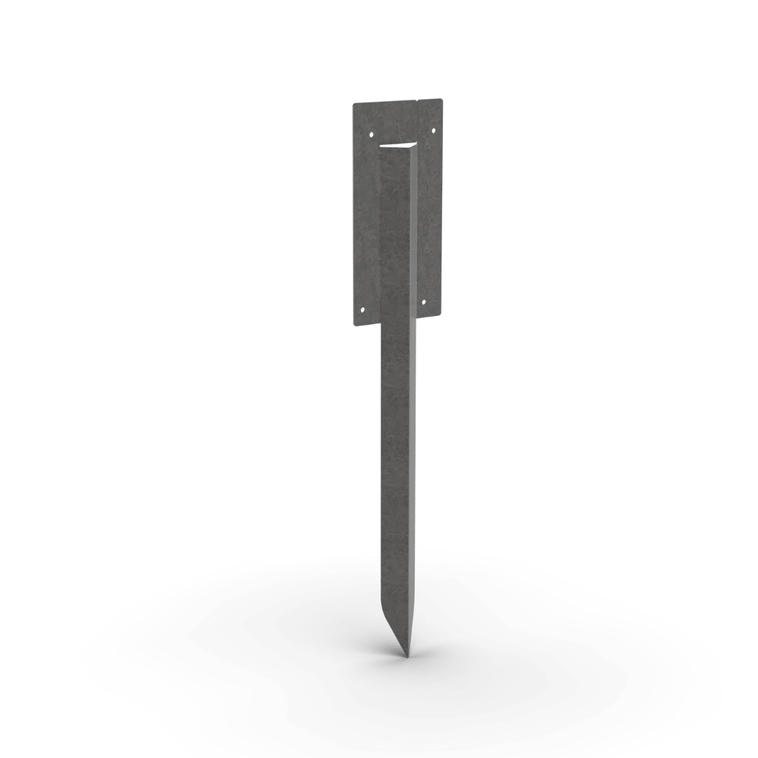 Zinc Border Edge Ground Pin Straight | 10 x 3 x 55