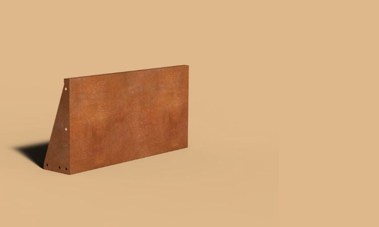 acero corten muro de contención