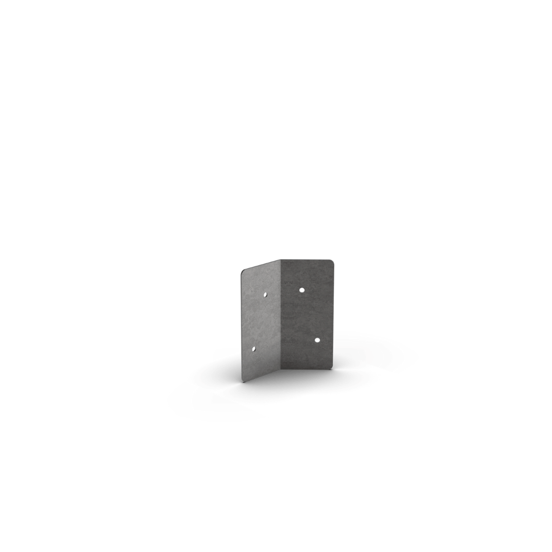 Zink Rabattkant Kopplingsplåt 45 grader | 10 x 1 x 11