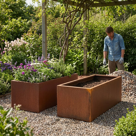 Cortenstaal plantenbak plaatsen: stappenplan + tips
