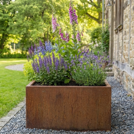 Cortenstaal plantenbak: met of zonder bodem? | Planters of Steel