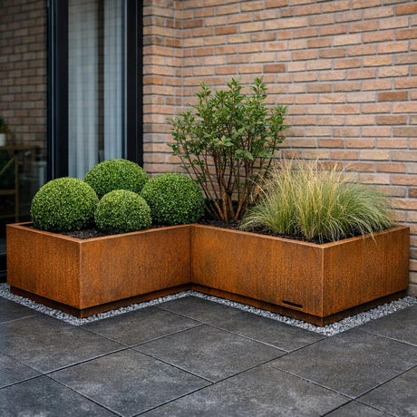 Cortenstalen plantenbak op maat kopen | Planters of Steel