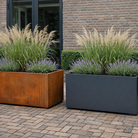 Cortenstaal vs aluminium plantenbakken vergelijken