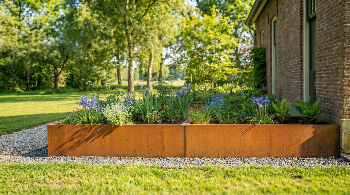 Welke planten in een cortenstaal plantenbak? Beste keuzes en tips