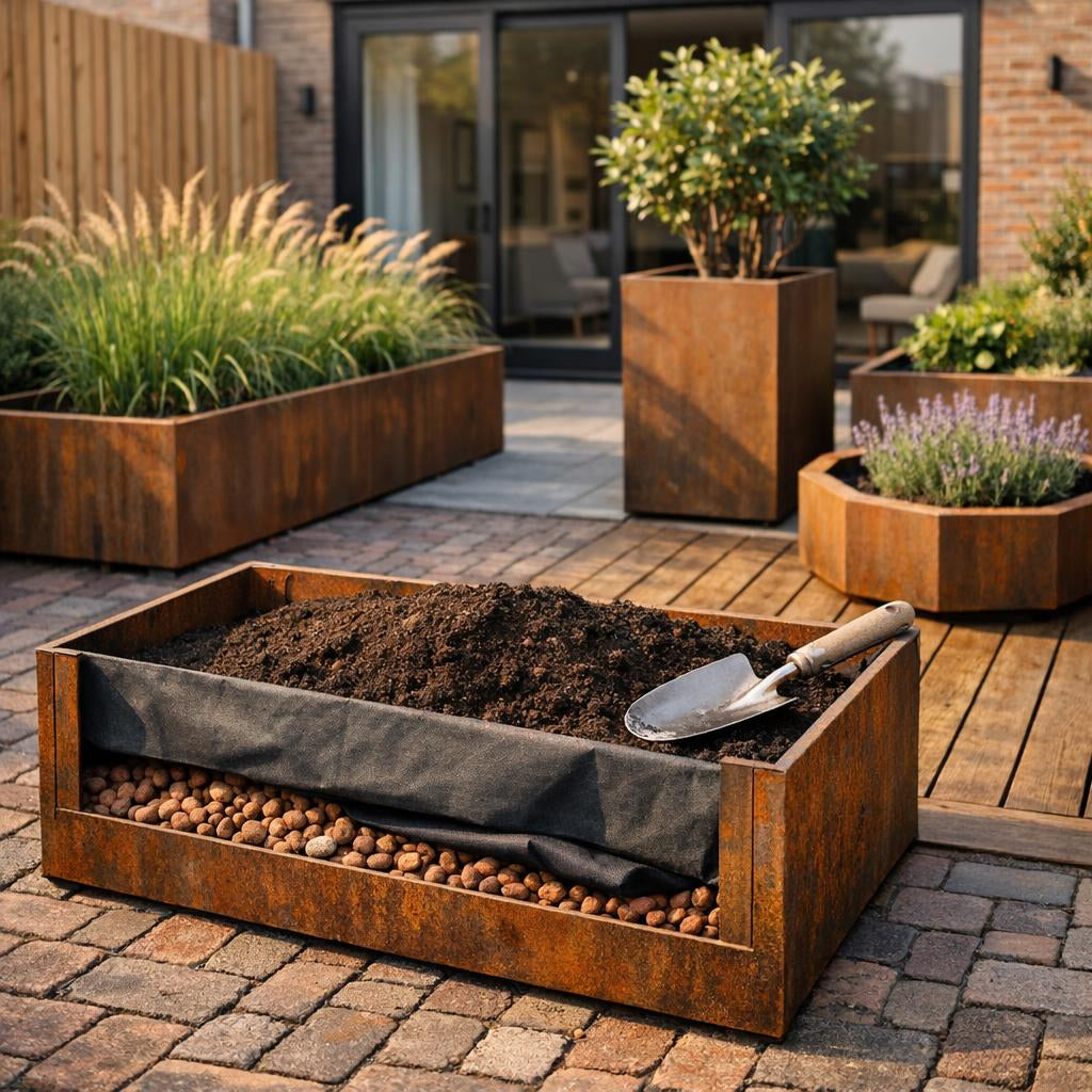 Koopgids cortenstaal plantenbakken - Planters of Steel
