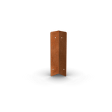 Oțel Corten Bordură Placă de legătură 90 grade | 10 x 0,15 x 11