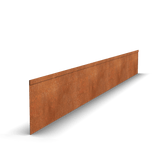 Acier corten Bordure Écrasés | 230 x 0.5 x 23