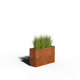 Corten-teräs Istutuslaatikko Suorakulmio | 100 x 30 x 80 | Pohjallinen