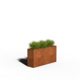 Donica ze stali corten kwadratowa | 120 x 120 x 80 | Bez dna