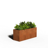 Cortenstaal Plantenbak Rechthoek | 150 x 50 x 50 | Met bodem