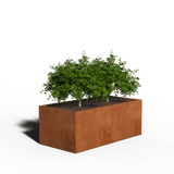 Cortenstaal Plantenbak Rechthoek | 160 x 80 x 40 | Met bodem