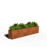 Oțel Corten Jardinieră Dreptunghi | 300 x 30 x 80 | Fără fund