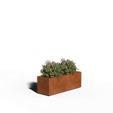 Fioriera in Acciaio corten Rettangolo | Saldata | 120 x 50 x 50 | Senza fondo