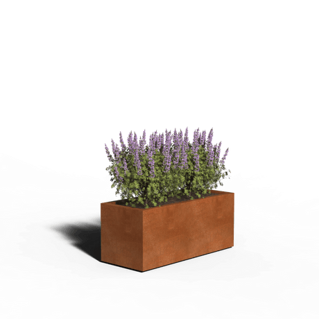 Cortenstaal Plantenbak Rechthoek | Gelast | 120 x 50 x 50