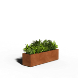 Corten Steel Planter Rectangular | Welded | 150 x 40 x 40 | Without bottom