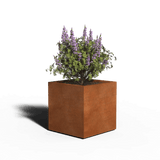 Corten-teräs Istutuslaatikko Neliö | Hitsattu | 60 x 60 x 60 | Ilman pohjallista