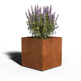 Corten Steel Square Planter | Welded | 70 x 70 x 70 | Without bottom