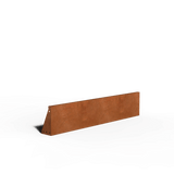 Cortenová ocel Opěrná zeď Rovný | 100 x 15 x 30