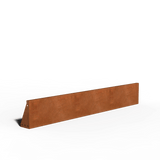 Cortenstaal Keerwand Recht | 200 x 15 x 30 | Zonder bodem