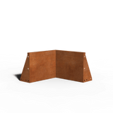 Corten-teräs Tukimuuri Sisäkulma | 50 x 50 x 40