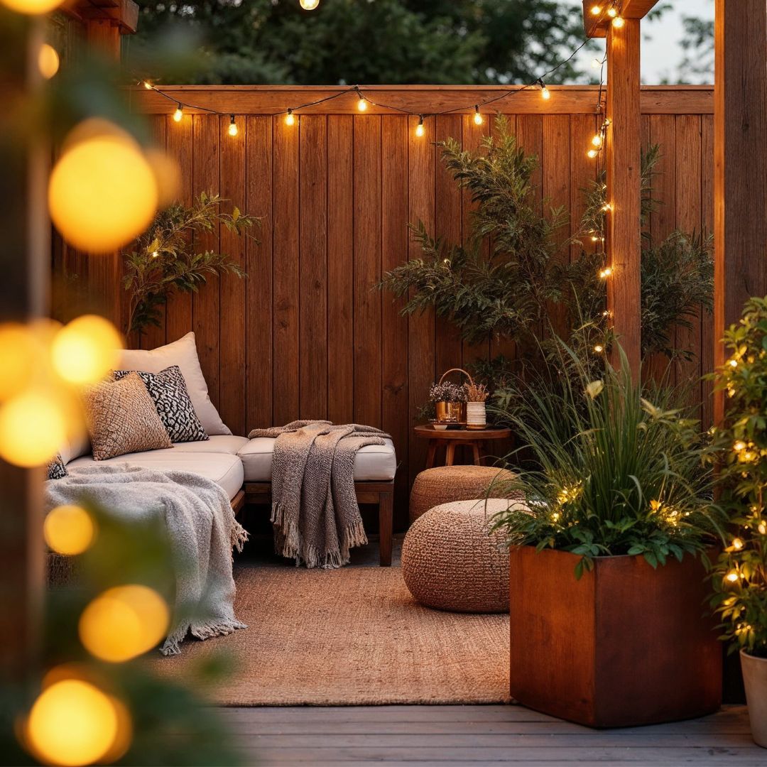 Fioriera in acciaio corten Rettangolo | 60 x 50 x 60 | Con fondo