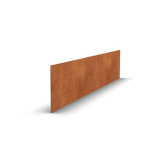 Cortenová ocel Okraj záhonu Rovný | 150 x 0,2 x 25