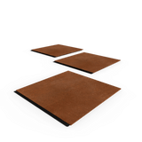 Cortenová ocel Schodišťový nášlap Čtverec | 30 x 30 x 0,3