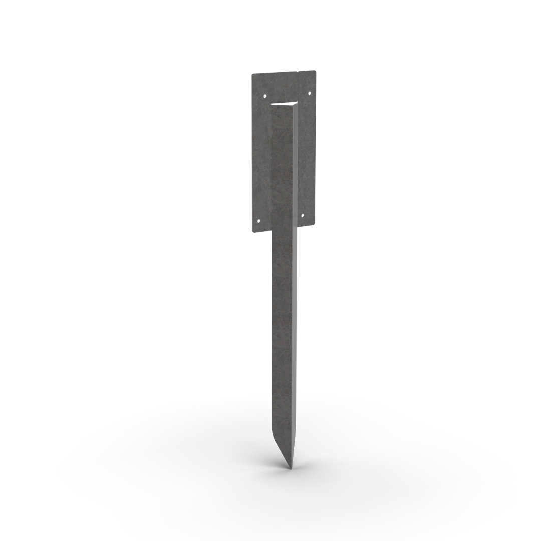 Zinkkant jordstift lige | 10 x 2,1 x 55