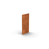 Cortenstahl Rasenkante Kupplungsplatte | 10 x 0,15 x 21