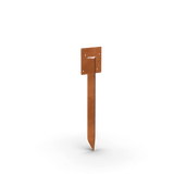 Cortenstahl Randkante Bodenstift gerade | 10 x 2,1 x 45