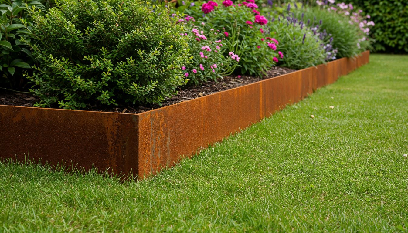 The rusting process of corten steel