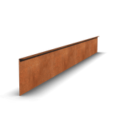 Corten steel border edge set