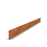 Corten steel border edge crushed