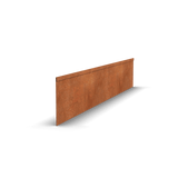 Corten steel Border Edge Flattened | 150 x 0.5 x 23