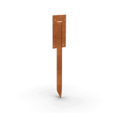 Corten steel border edge ground stake