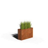 Rectangular planter corten steel