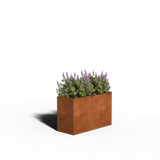 Rectangular planter corten steel