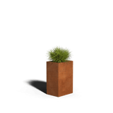 Square planter corten steel
