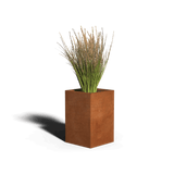 Square planter corten steel