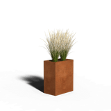 Rectangular planter corten steel