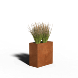 Rectangular planter corten steel