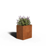 Square planter corten steel