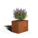 Rectangular planter corten steel